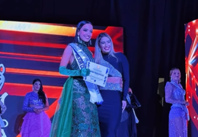 Victoria Valero, Miss Seguridad en gala de La Internacional de Seguros