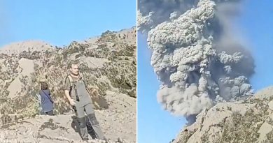 "¡Dios mío, murieron!": Turistas entran en zona prohibida de un volcán y lo pagan caro (VIDEO)