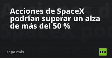 Acciones de SpaceX podrían superar un alza de más del 50 %
