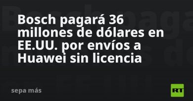 Bosch pagará 36 millones de dólares en EE.UU. por envíos a Huawei sin licencia