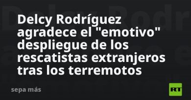 Delcy Rodríguez agradece el "emotivo" despliegue de los rescatistas extranjeros tras los terremotos