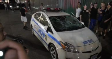 Descontrol y enfrentamientos con la Policía en Nueva York tras el campeonato de los Knicks (VIDEOS)