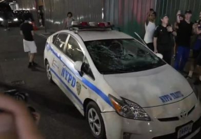 Descontrol y enfrentamientos con la Policía en Nueva York tras el campeonato de los Knicks (VIDEOS)