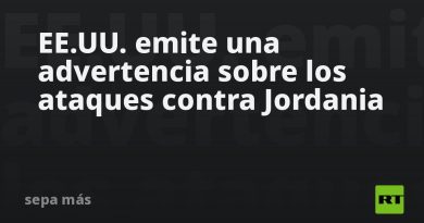 EE.UU. emite una advertencia sobre los ataques contra Jordania