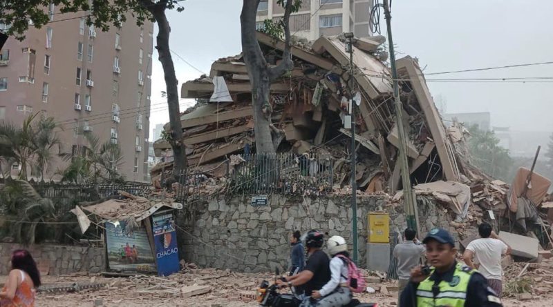 EN VIVO desde Venezuela tras el fortísimo sismo que sacudió edificios