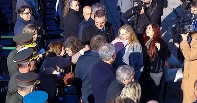 El incómodo 'encuentro' de Milei con su vicepresidenta (VIDEO)