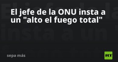 El jefe de la ONU insta a un "alto el fuego total" en Oriente Medio