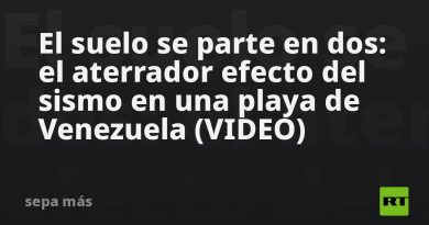 El suelo se parte en dos: el aterrador efecto del sismo en una playa de Venezuela (VIDEO)