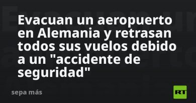 Evacuan un aeropuerto en Alemania y retrasan todos sus vuelos debido a un "accidente de seguridad"