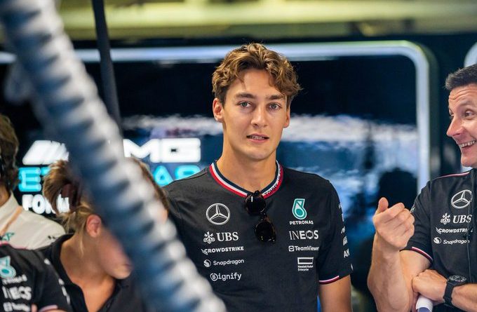 F1: George Russell se fajó desde el inicio para ganar el GP de Austria