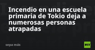 Incendio en una escuela primaria de Tokio deja a numerosas personas atrapadas