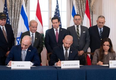 Israel y el Líbano firman un acuerdo marco de paz