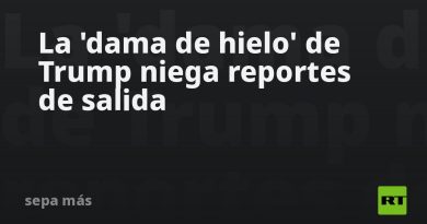 La 'dama de hielo' de Trump niega reportes de salida  