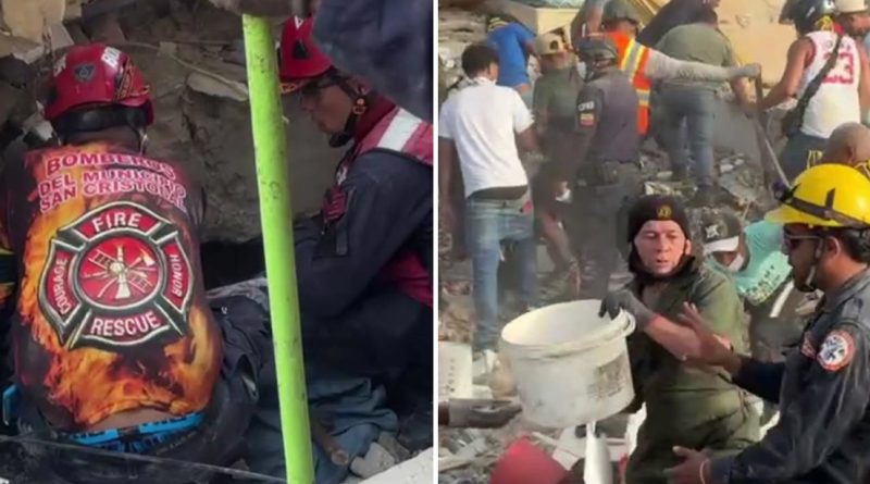 Labor sin descanso: la agónica búsqueda de sobrevivientes bajo los escombros en Venezuela (VIDEOS)