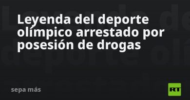 Leyenda del deporte olímpico arrestado por posesión de drogas
