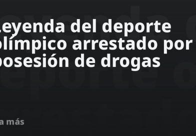 Leyenda del deporte olímpico arrestado por posesión de drogas