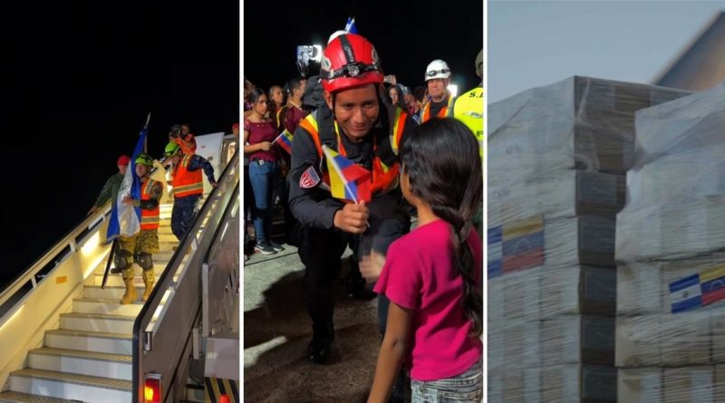 Llega a Venezuela el primer avión con ayuda de El Salvador (VIDEO)