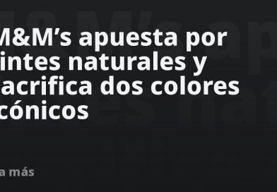 M&M’s apuesta por tintes naturales y sacrifica dos colores icónicos