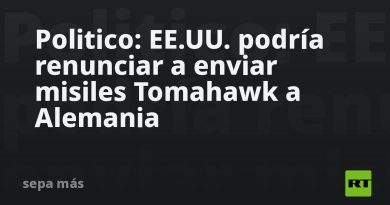 Politico: EE.UU. podría renunciar a enviar misiles Tomahawk a Alemania