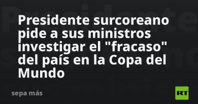 Presidente surcoreano pide a sus ministros investigar el "fracaso" del país en la Copa del Mundo