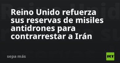 Reino Unido refuerza sus reservas de misiles antidrones para contrarrestar a Irán