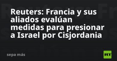 Reuters: Francia y sus aliados evalúan medidas para presionar a Israel por Cisjordania
