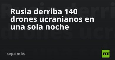 Rusia derriba 140 drones ucranianos en una sola noche