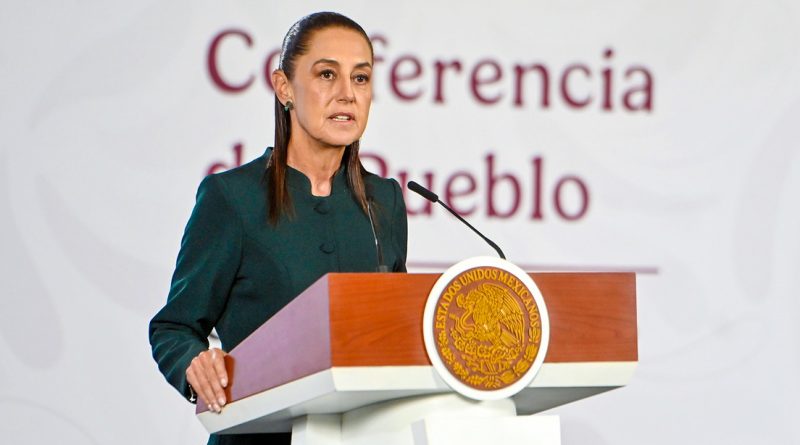 Sheinbaum le hace un 'caño' a Noboa: "Vamos a hablar de las relaciones después que pase el partido"