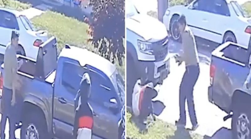 Tratan de robarle a un hombre a punta de pistola y se llevan desagradable sorpresa  (VIDEO)
