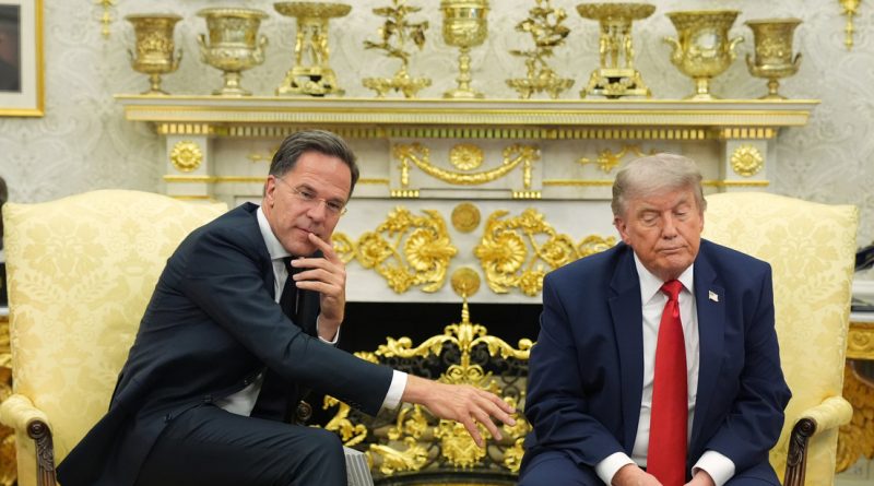 Trump a la OTAN: "Dennos un pequeño beso. No queremos mucho"