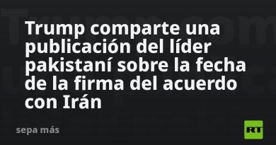 Trump comparte una publicación del líder pakistaní sobre la fecha de la firma del acuerdo con Irán