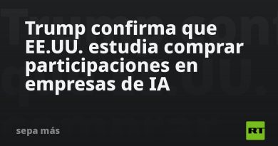 Trump confirma que EE.UU. estudia comprar participaciones en empresas de IA