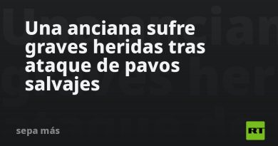 Una anciana sufre graves heridas tras ataque de pavos salvajes