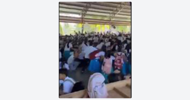 VIDEO: Cientos de escolares entran en pánico durante el terremoto en Filipinas