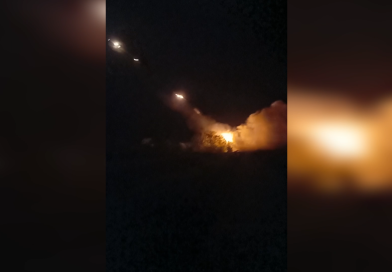 VIDEO: El 'Granizo' ruso destruye un bastión de las fuerzas ucranianas