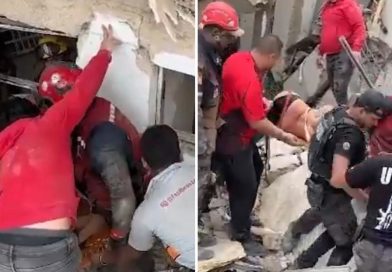 VIDEO: El conmovedor rescate de una niña tras varias horas bajo los escombros de un edificio