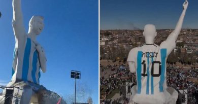VIDEO: Inauguran la estatua de Messi más alta del mundo en Argentina