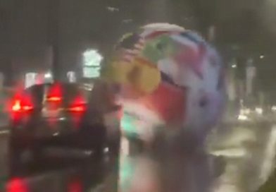 VIDEO: La asombrosa imagen 'mundialista' que deja un temporal en El Salvador