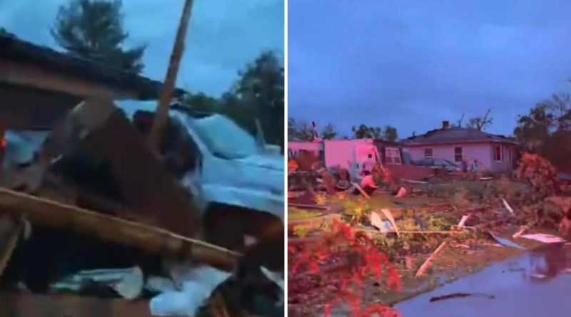 VIDEO: Tornados azotan el noreste de EE.UU. y dejan un rastro de destrucción