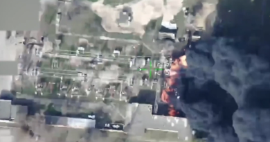 VIDEO: Un ataque de drones hace saltar por los aires una instalación de energía al este de Kiev