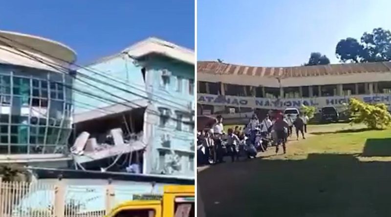 VIDEOS de los efectos del potente sismo en Filipinas