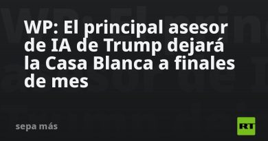 WP: El principal asesor de IA de Trump dejará la Casa Blanca a finales de mes