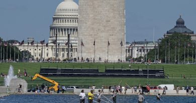 "¡Años de cárcel!": Trump comenta detenciones por presunto vandalismo en estanque del monumento a Lincoln