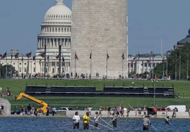 "¡Años de cárcel!": Trump comenta detenciones por presunto vandalismo en estanque del monumento a Lincoln