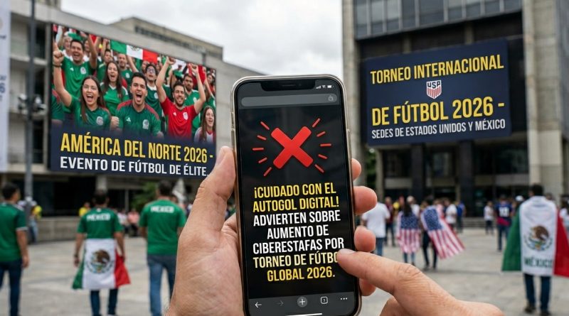 ¡Cuidado con un autogol digital! Advierten sobre ciberestafas por el Mundial 2026