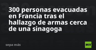 300 personas evacuadas en Francia tras el hallazgo de armas cerca de una sinagoga