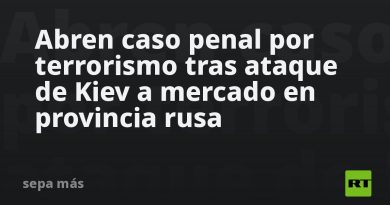 Abren caso penal por terrorismo tras ataque de Kiev a mercado en provincia rusa