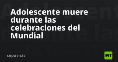 Adolescente muere durante las celebraciones del Mundial
