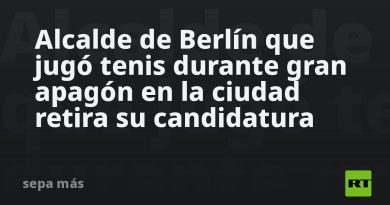 Alcalde de Berlín que jugó tenis durante gran apagón en la ciudad retira su candidatura