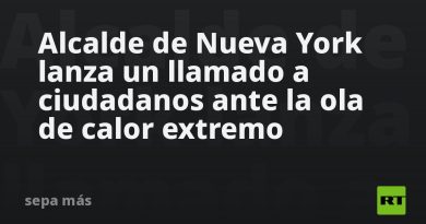 Alcalde de Nueva York lanza un llamado a ciudadanos ante la ola de calor extremo